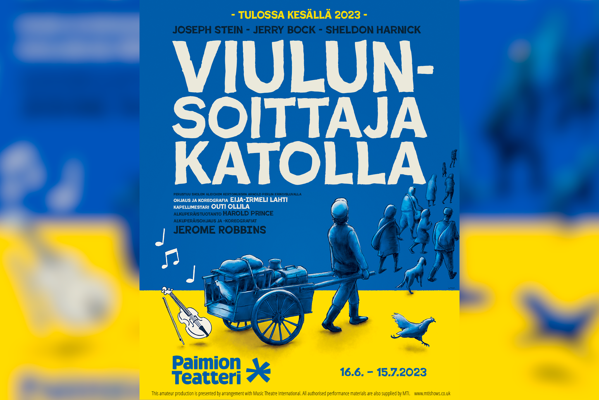 Read more about the article Kesä 2023: Viulunsoittaja Katolla -musikaali